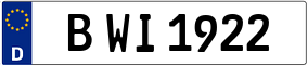 Truck License Plate
